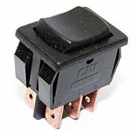CW Miniature 3 Position Rocker Power Switch 4000 Series 