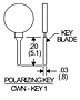 Plastic Key for Socket Connector - 2