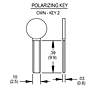 Polarizing Key - CWN - KEY 2